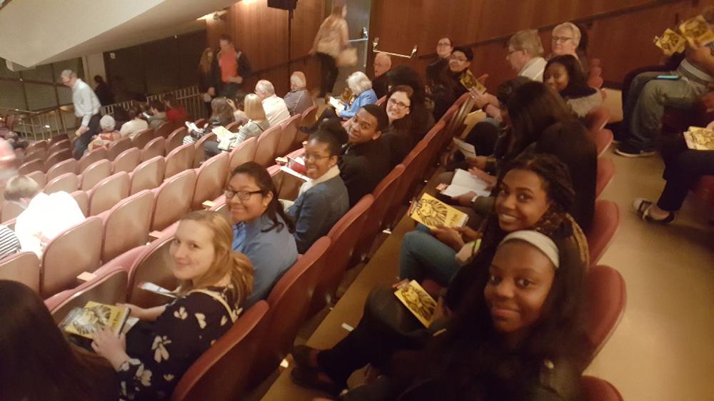 TRIO Students at Miller Auditorium